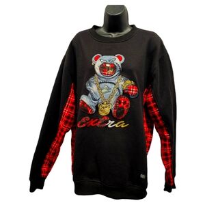 Bleecker & Mercer Graphic Gold Pullover Sweater - Women's Size 2XL